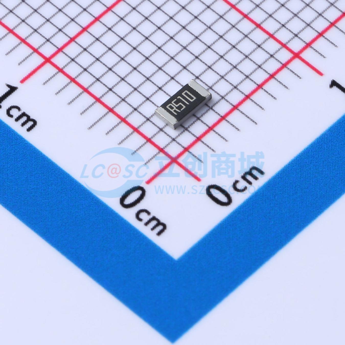 点击查看大图 RS060R51J1/4W实物图