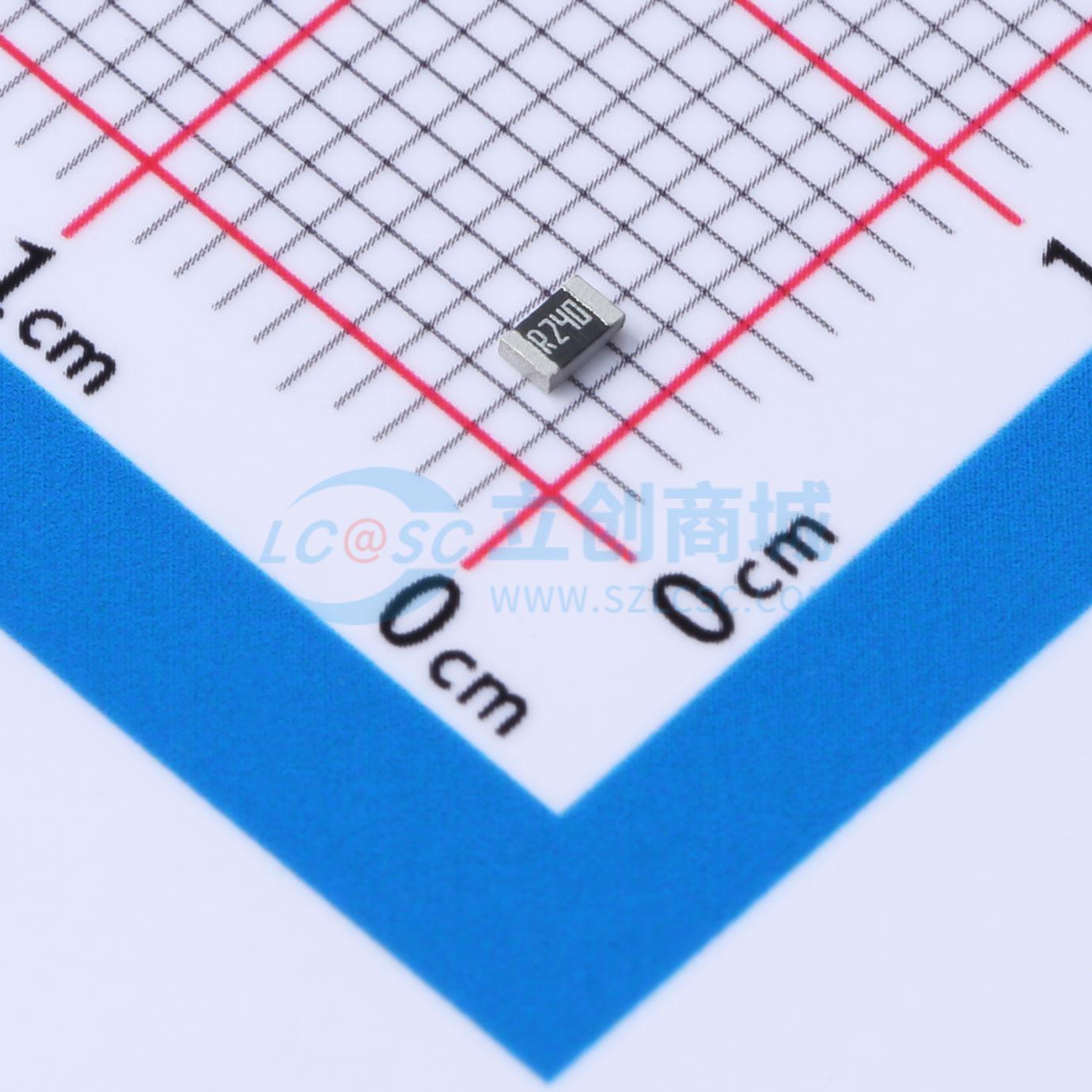 点击查看大图 RS050R24J1/8W实物图