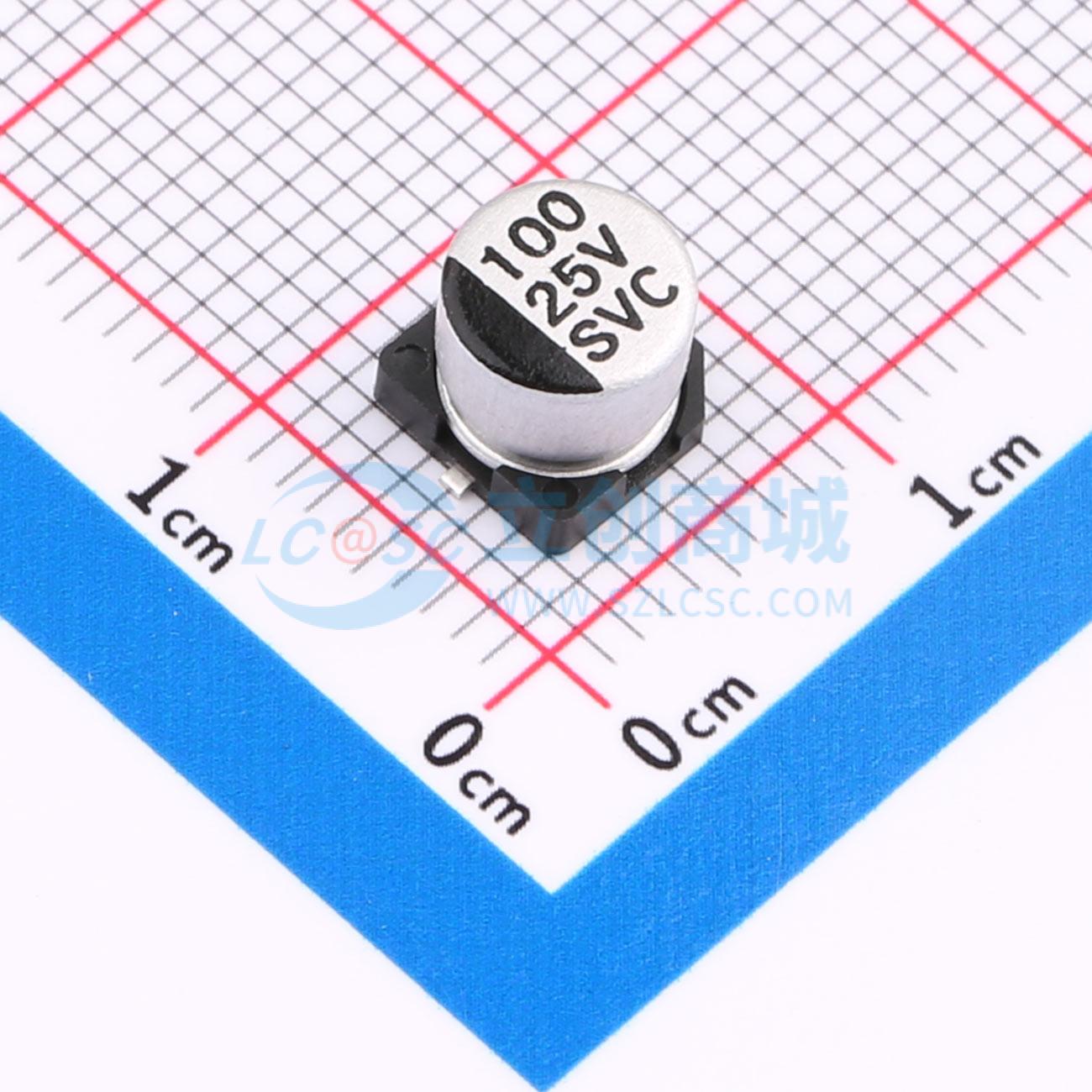 SVC1E101M0605实物图
