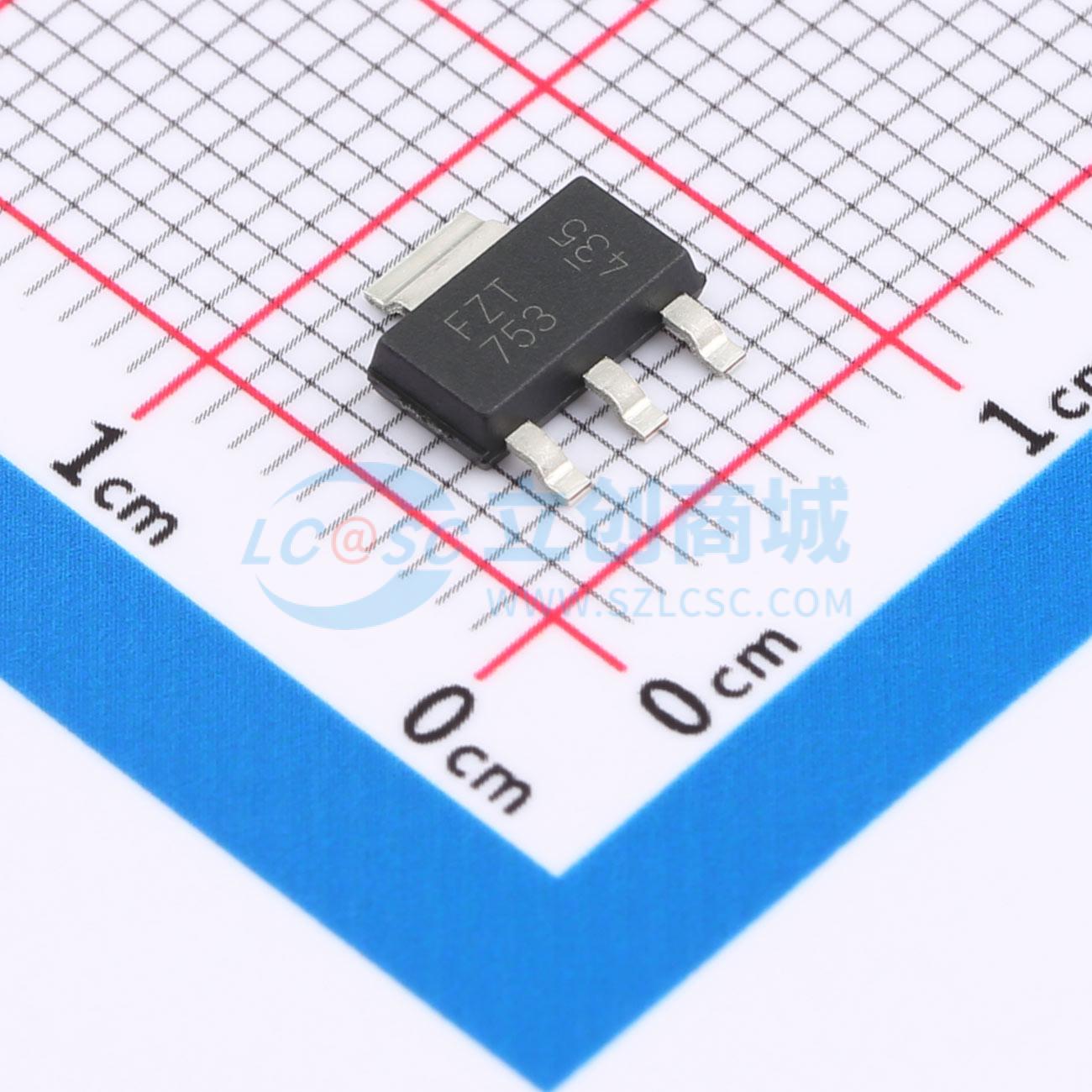 点击查看大图 FZT753TA实物图