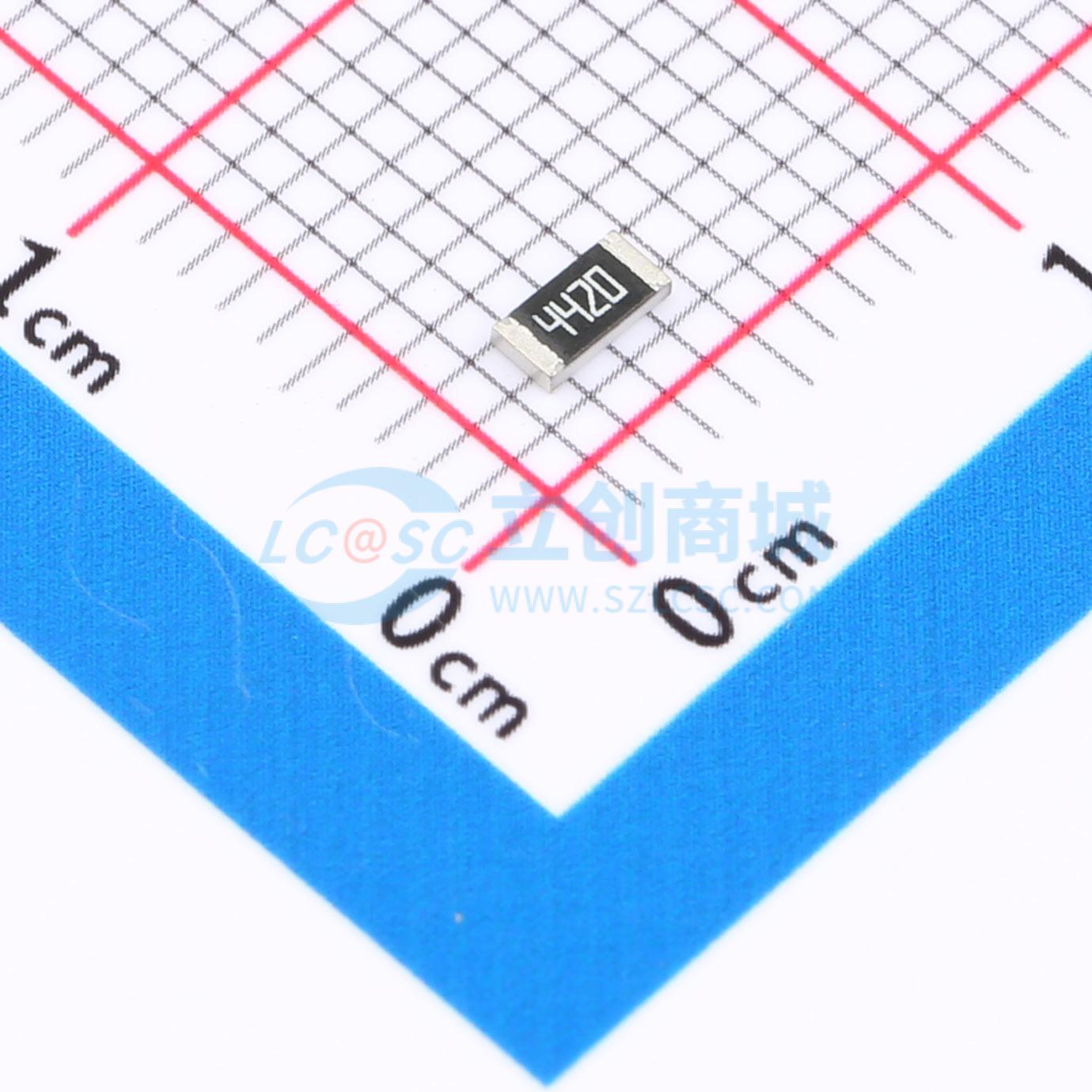 点击查看大图 RC1206FR-07442RL实物图