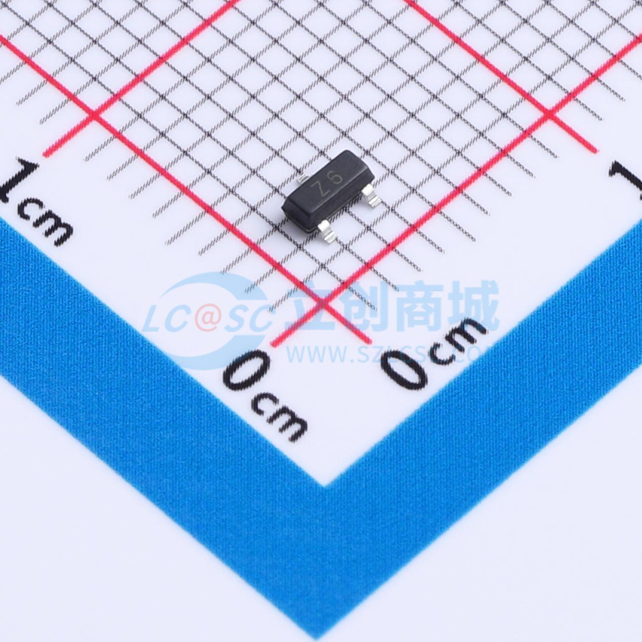 点击查看大图 BZX84C7V5实物图