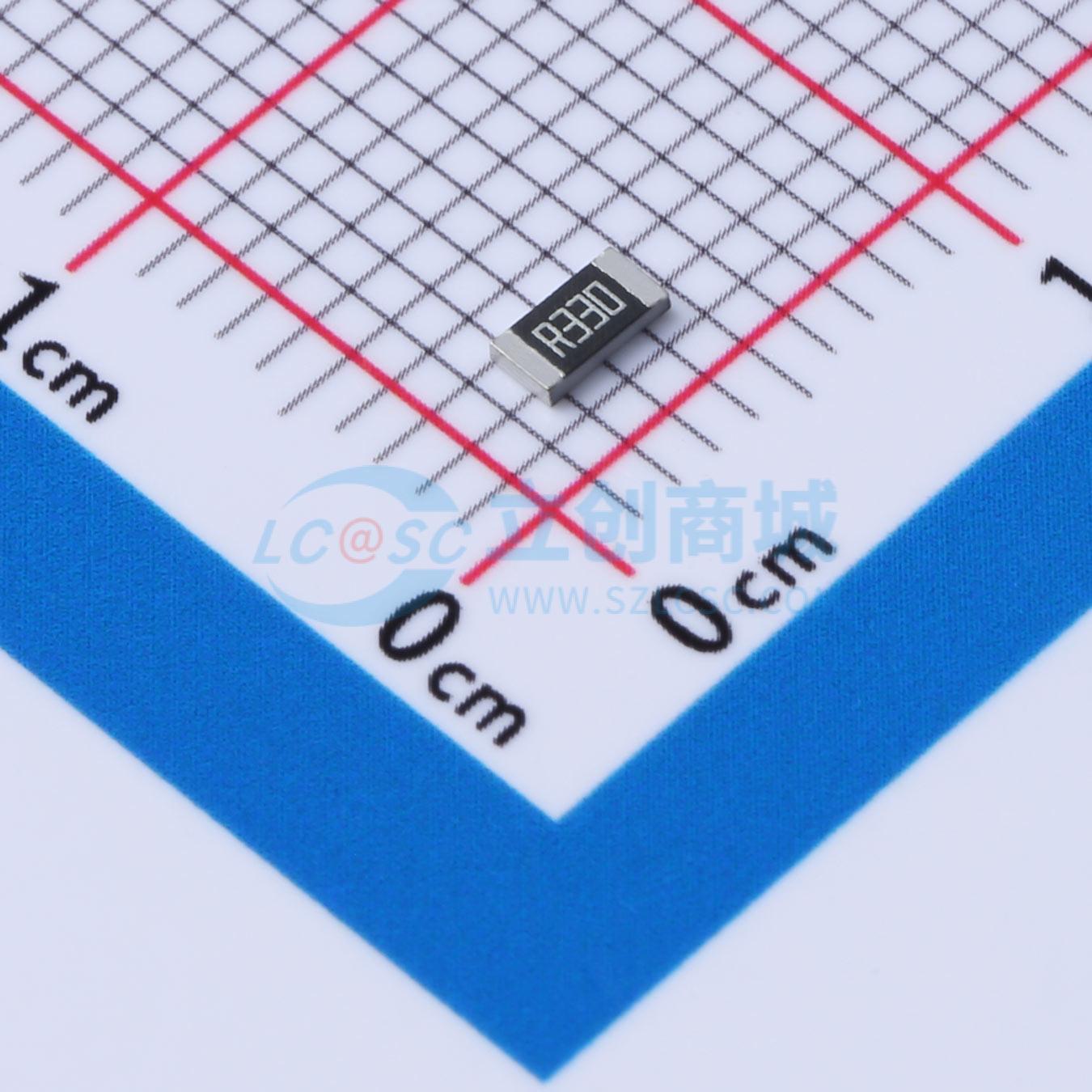 点击查看大图 RS060R33J1/4W实物图