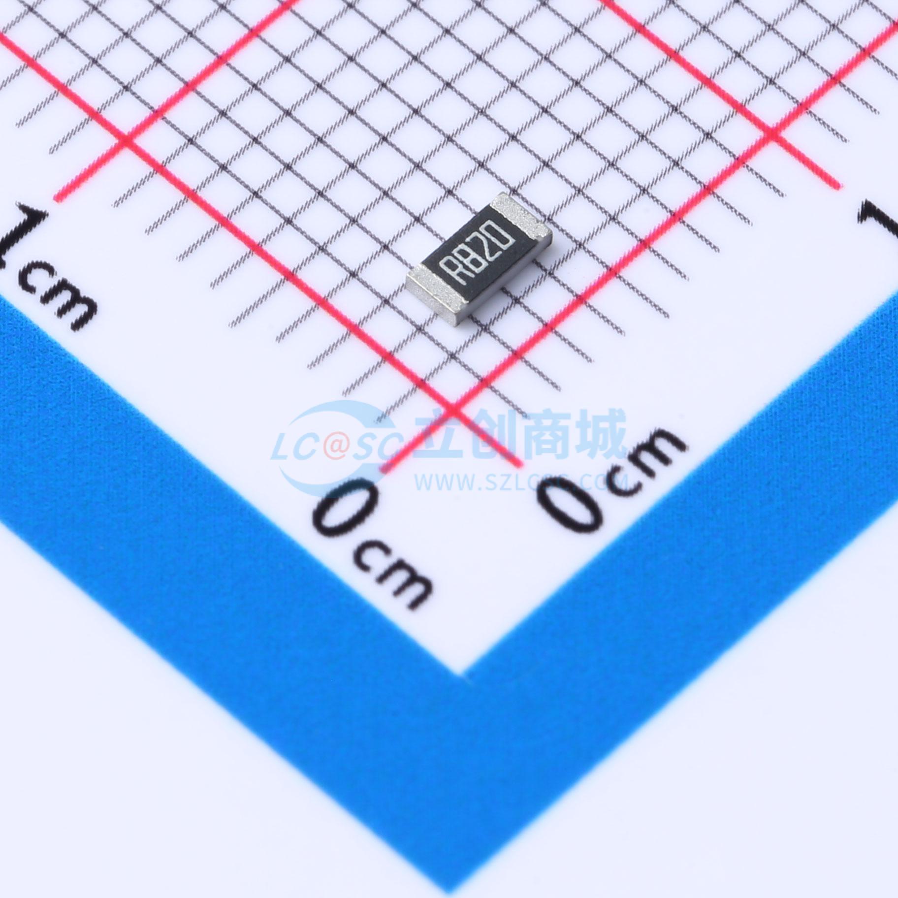 RS060R82F1/4W实物图