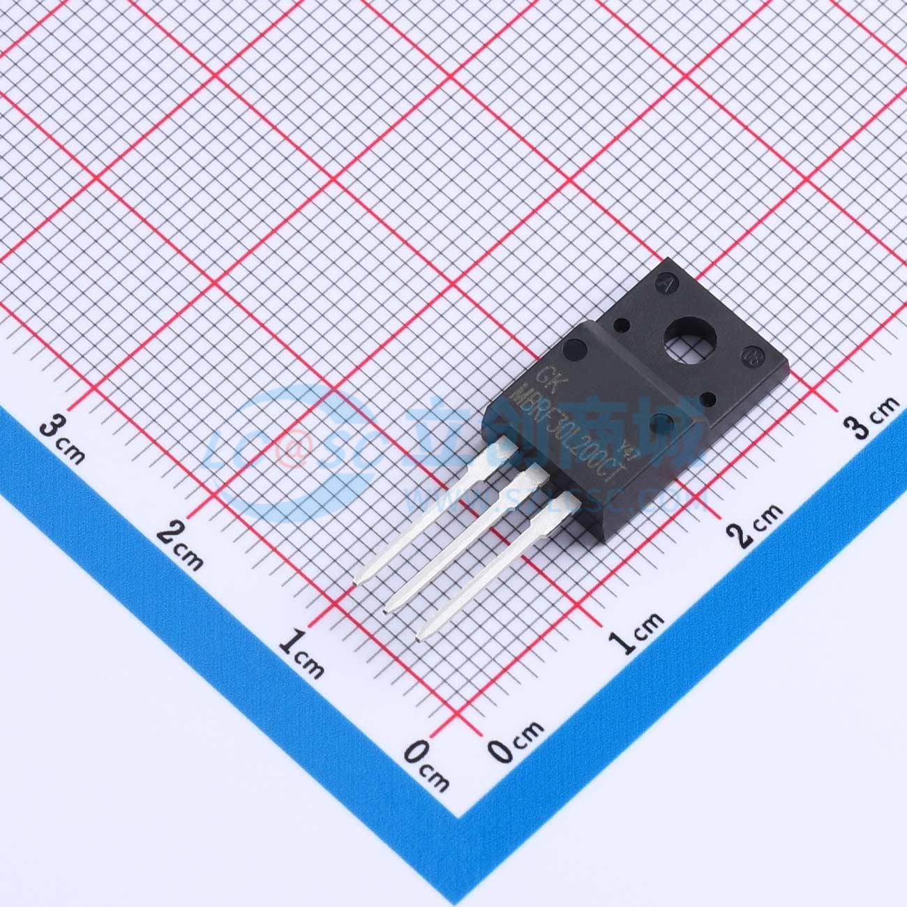 点击查看大图 MBRF30L200CT实物图