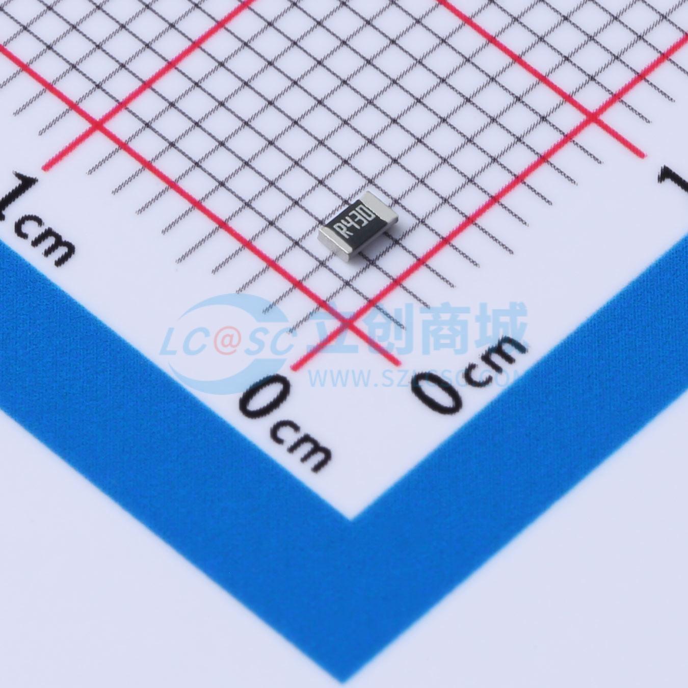 点击查看大图 RS050R43F1/8W实物图