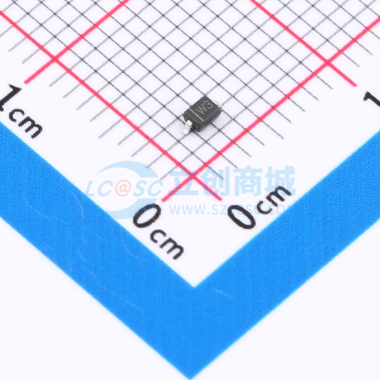 点击查看大图 BZT52C3V3S实物图