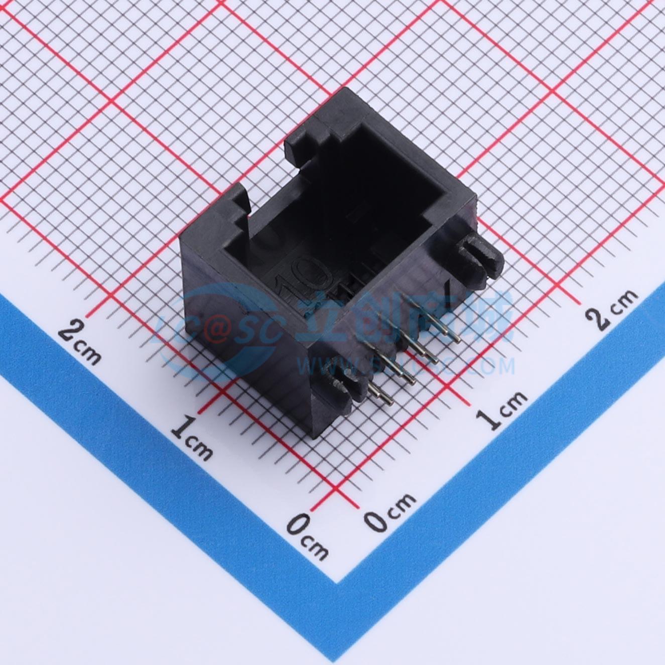 点击查看大图 RJ45-6051-8P实物图