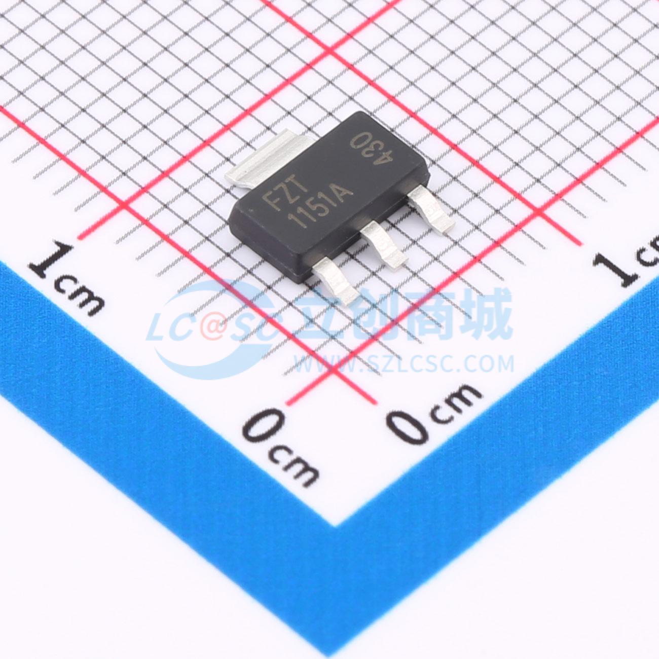 点击查看大图 FZT1151ATA实物图