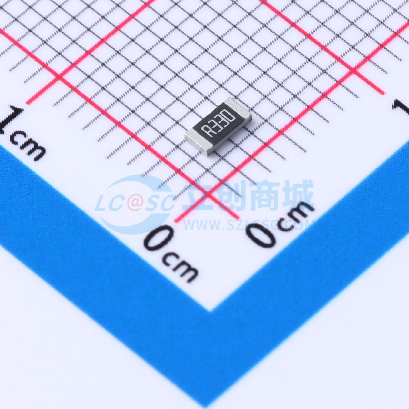 点击查看大图 RS060R33F1/4W实物图