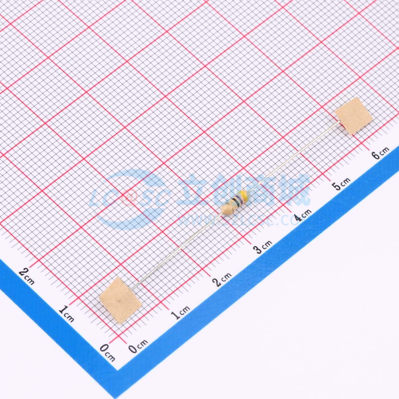点击查看大图 RD 1/4W 47R J T/B A1实物图