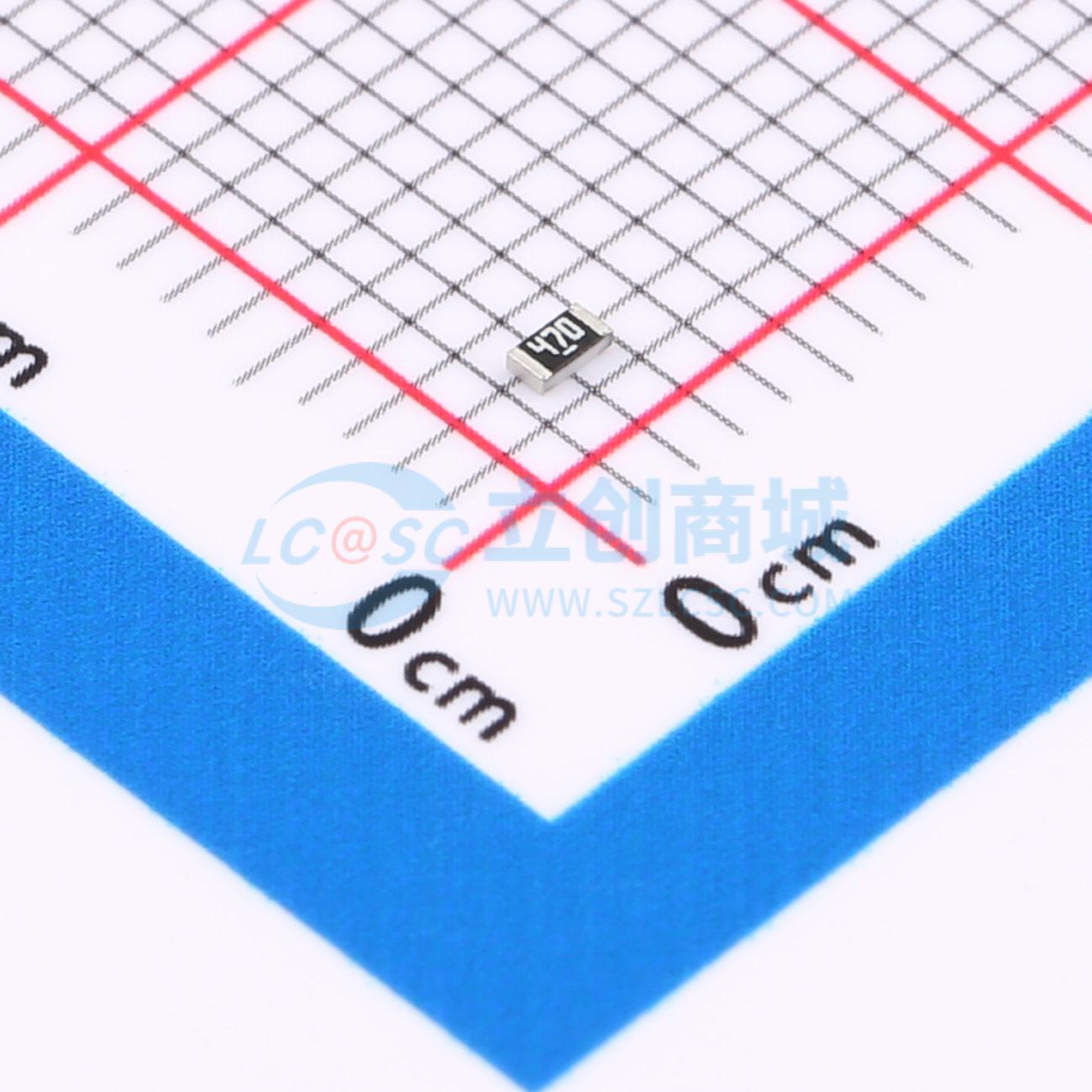 点击查看大图 RC0603DR-0747RL实物图