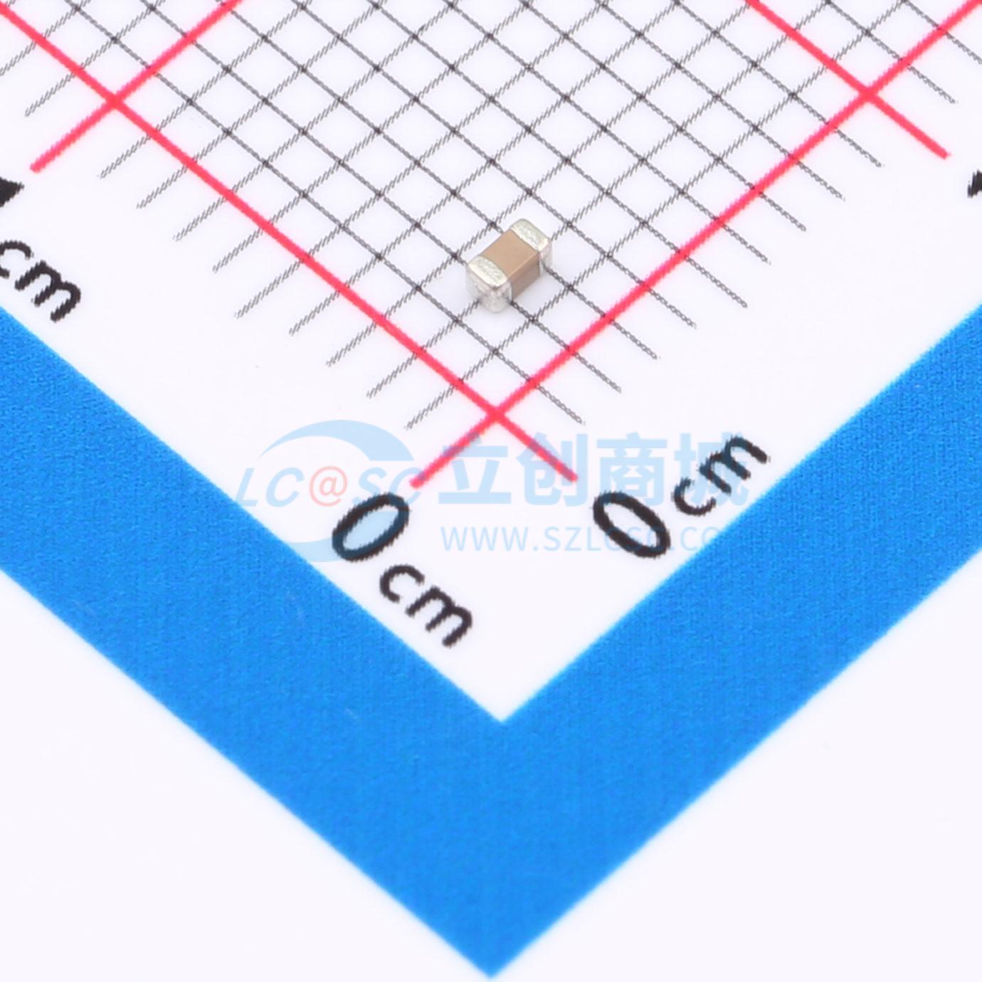 点击查看大图 0603X475K100CT实物图