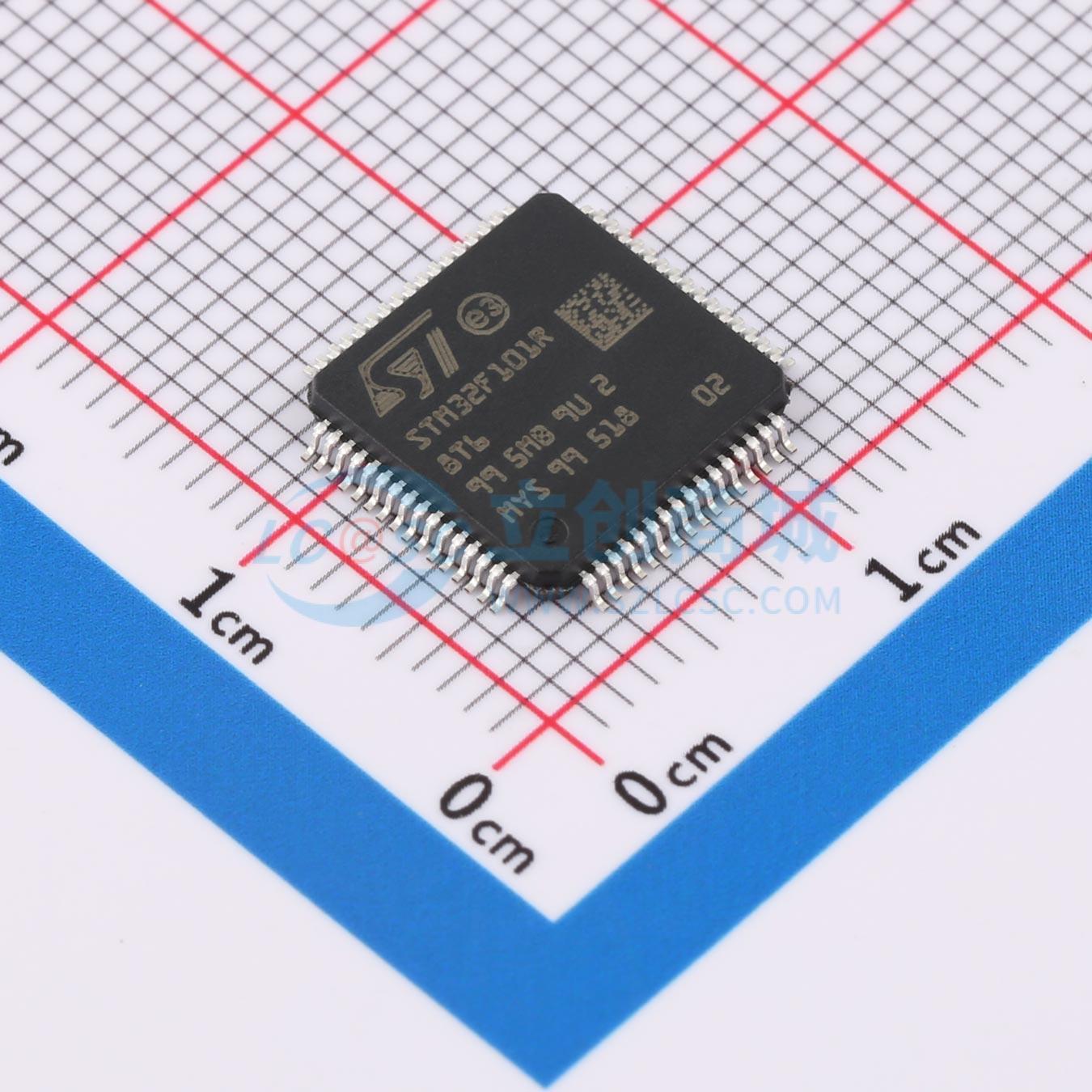 点击查看大图 STM32F101R8T6TR实物图
