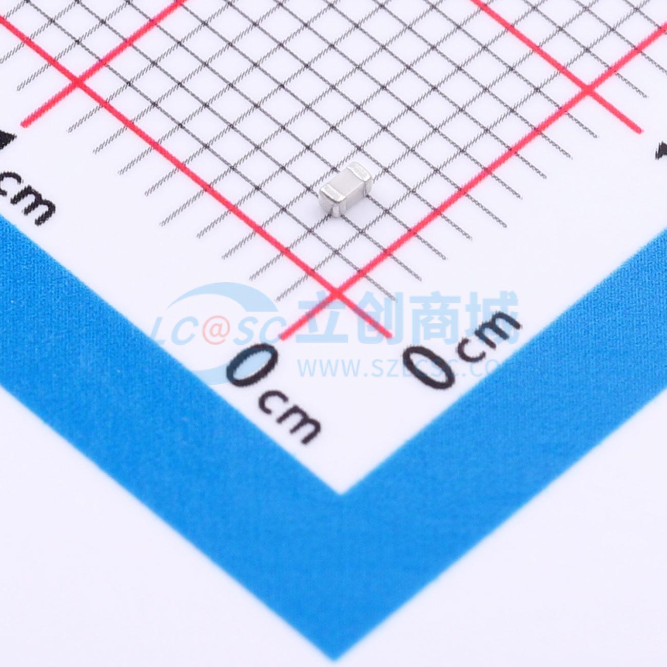 点击查看大图 C0603C220K3GACTU实物图