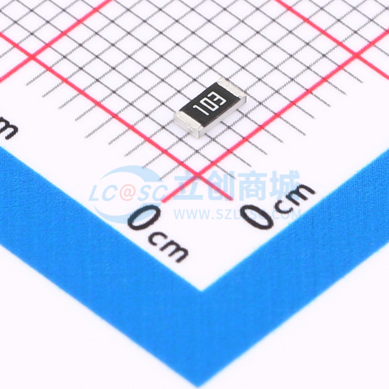点击查看大图 RC1206JR-0710KL实物图