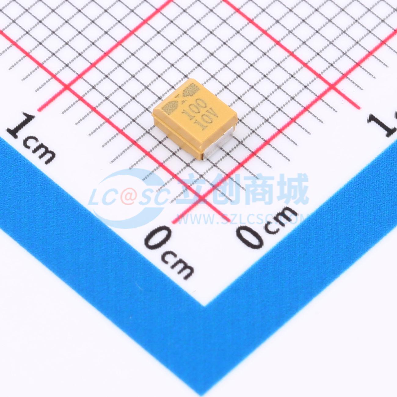 CA45-B-10V-100uF-M实物图