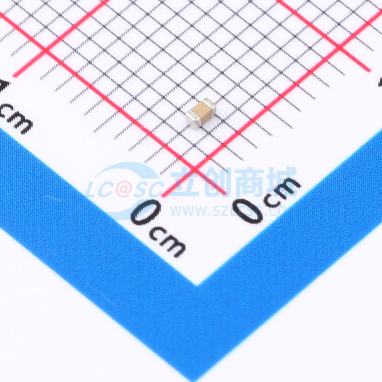 点击查看大图 CC0603KRX7RYBB102实物图