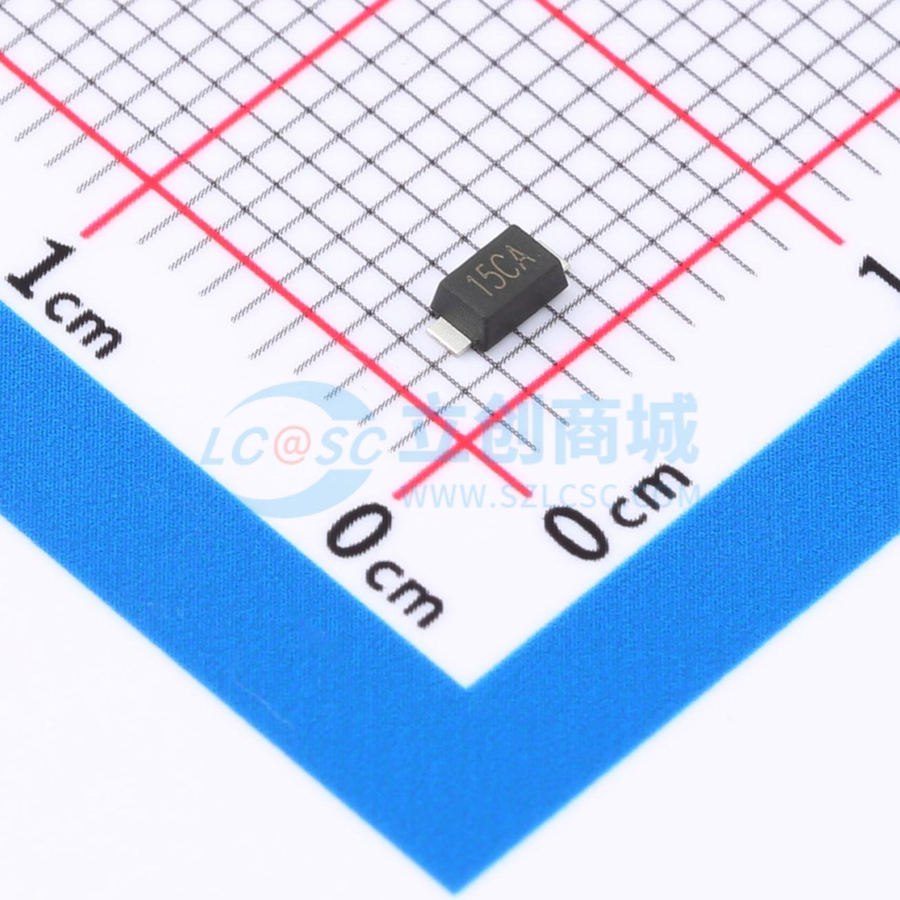 点击查看大图 SMFJ15CA实物图