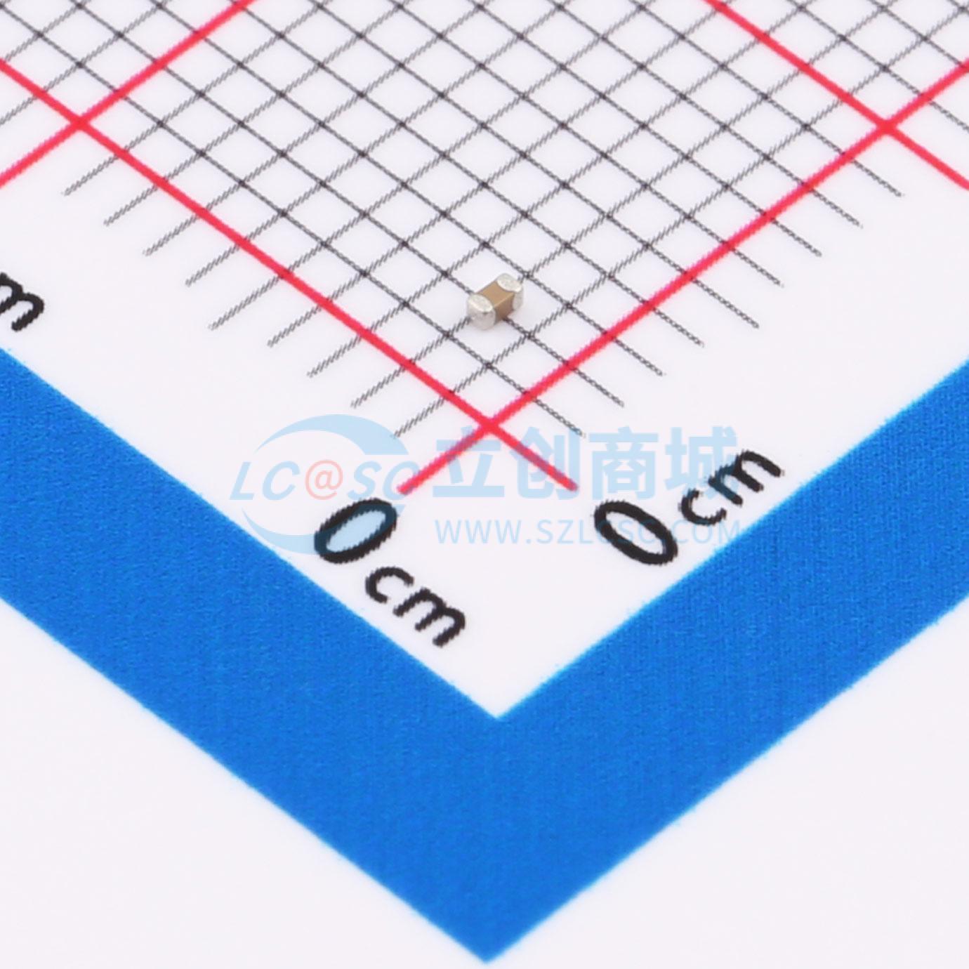 点击查看大图 TCC0402X7R221K500AT实物图
