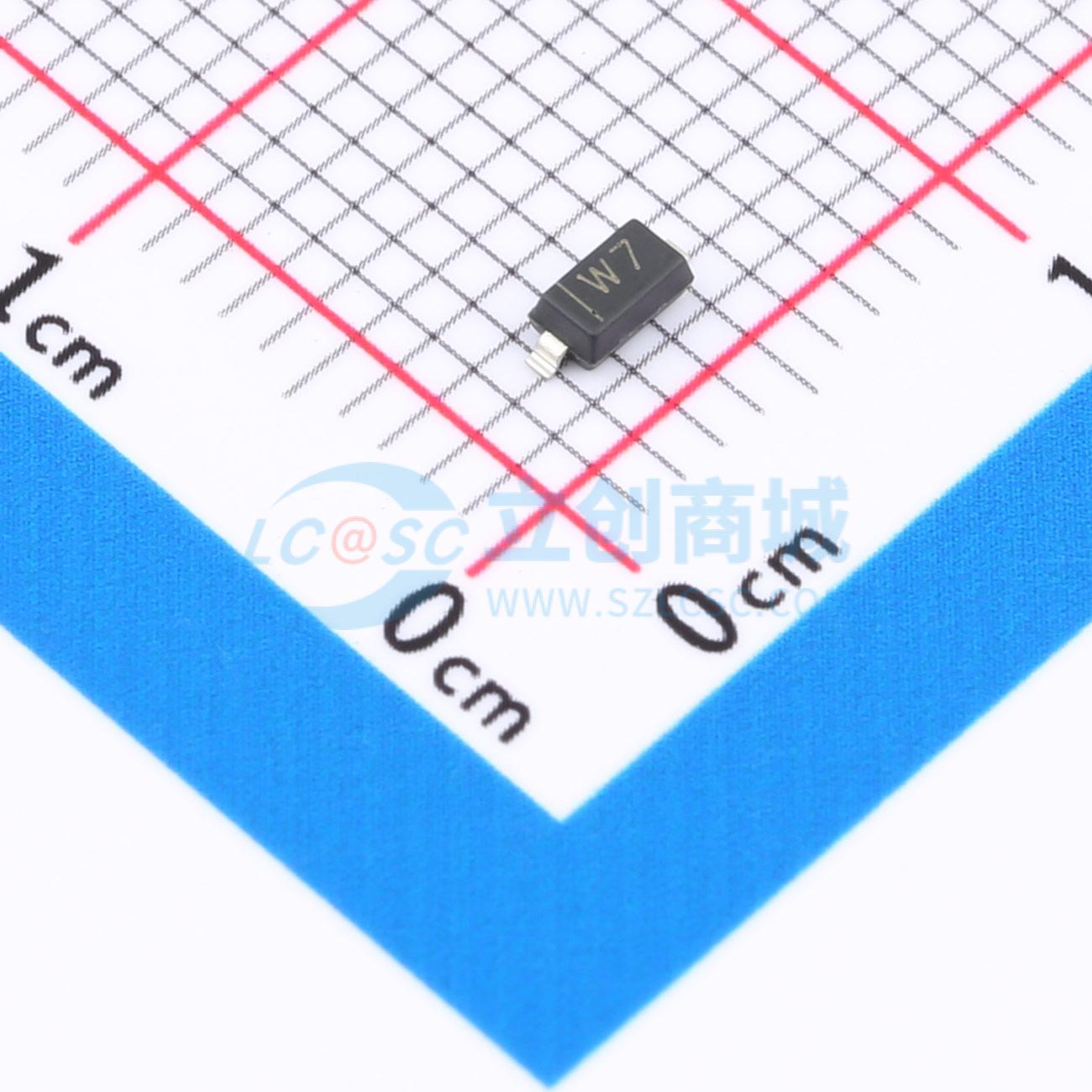 点击查看大图 BZT52C4V7实物图