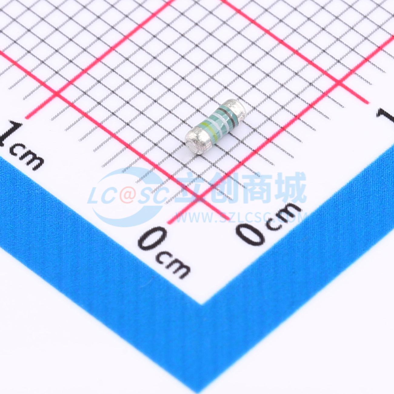 点击查看大图 MELF-MFR02041/4WS4.99KΩFT50实物图