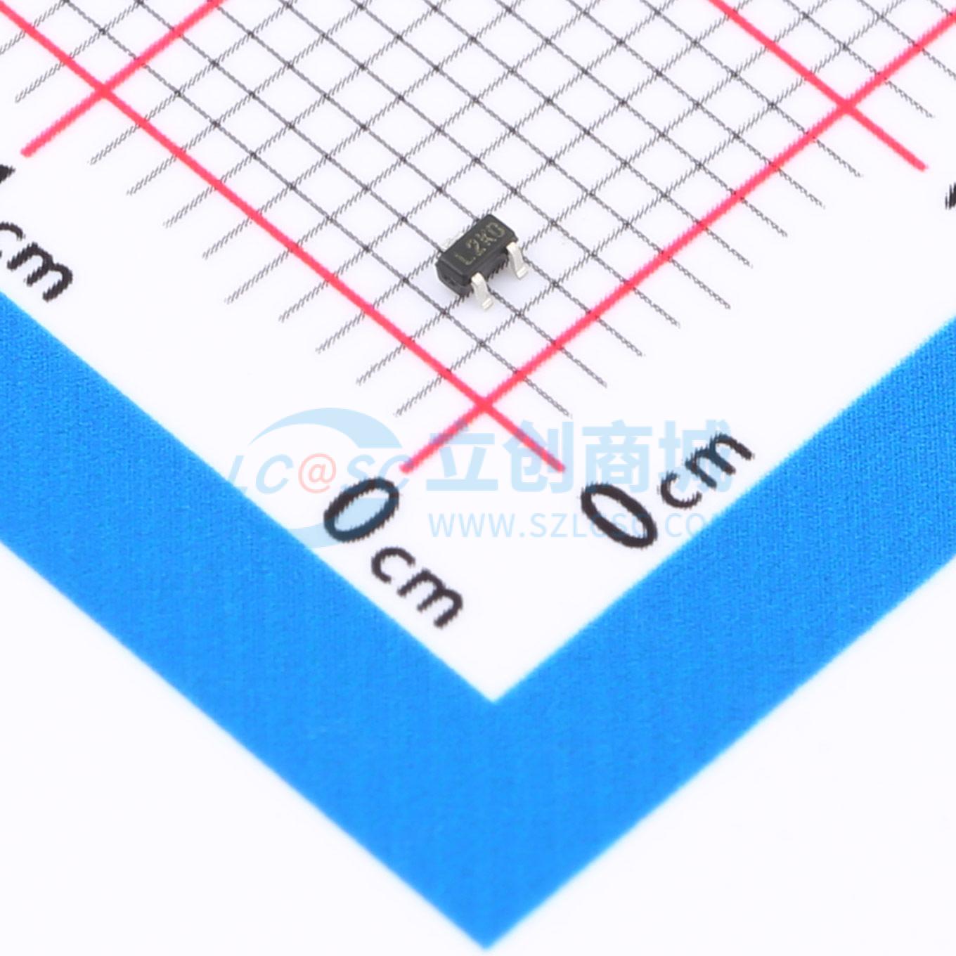 点击查看大图 BAT54AT-7-F实物图