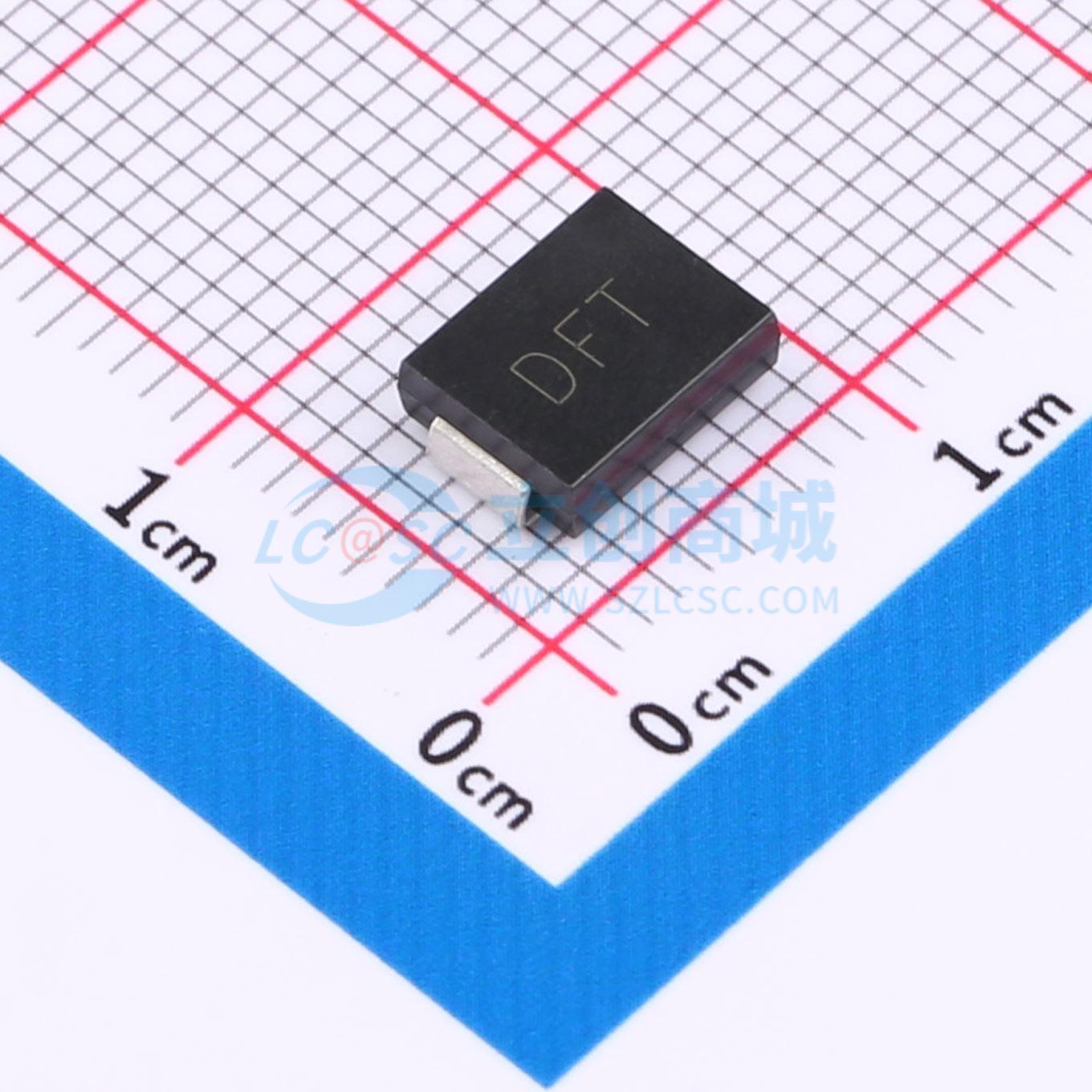 点击查看大图 SMDJ43CA实物图