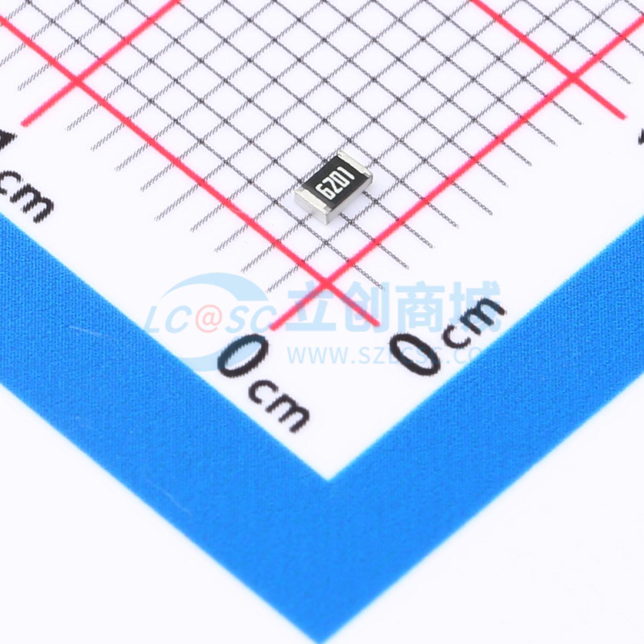 点击查看大图 RC0805FR-076K2L实物图