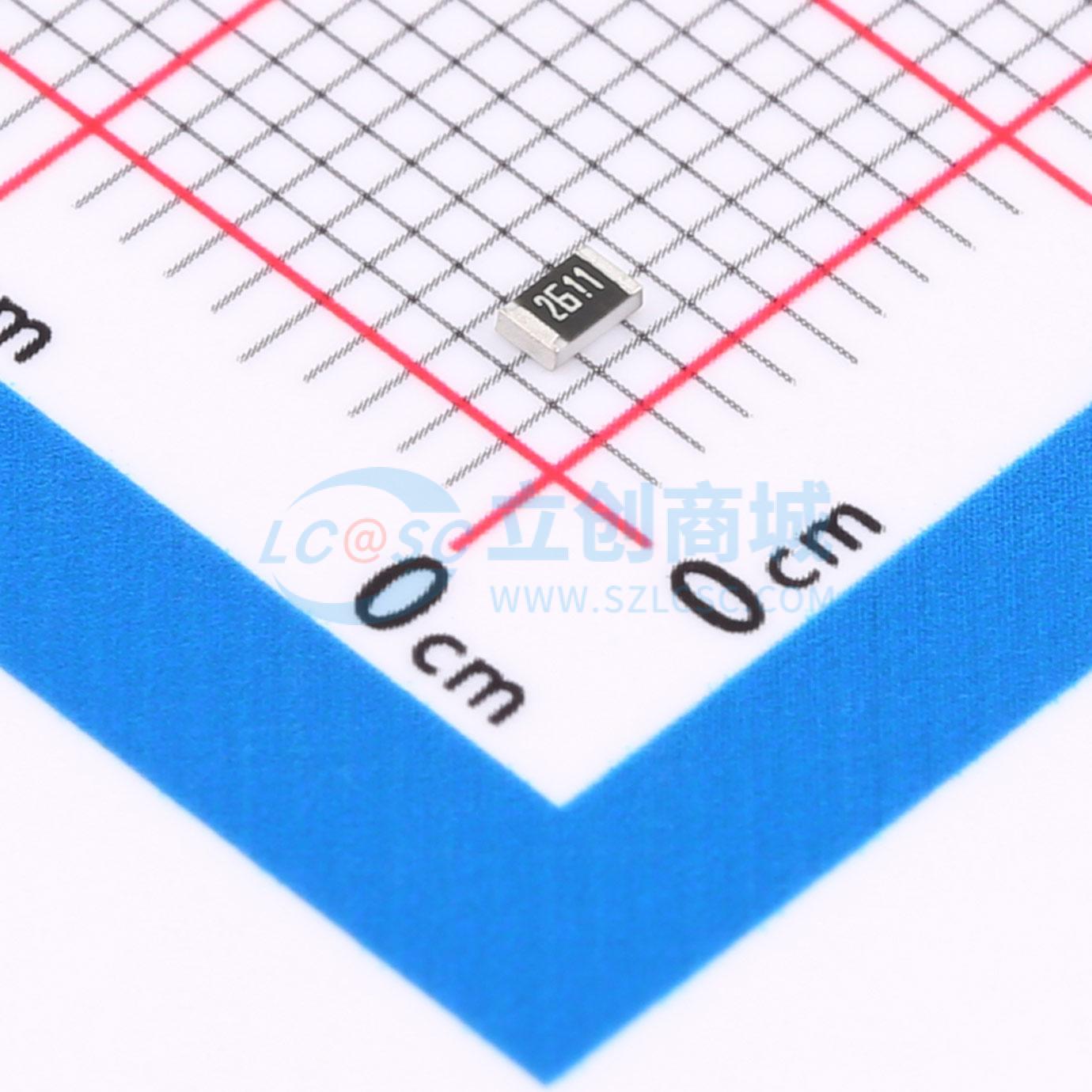 0805W8F2611T5E实物图