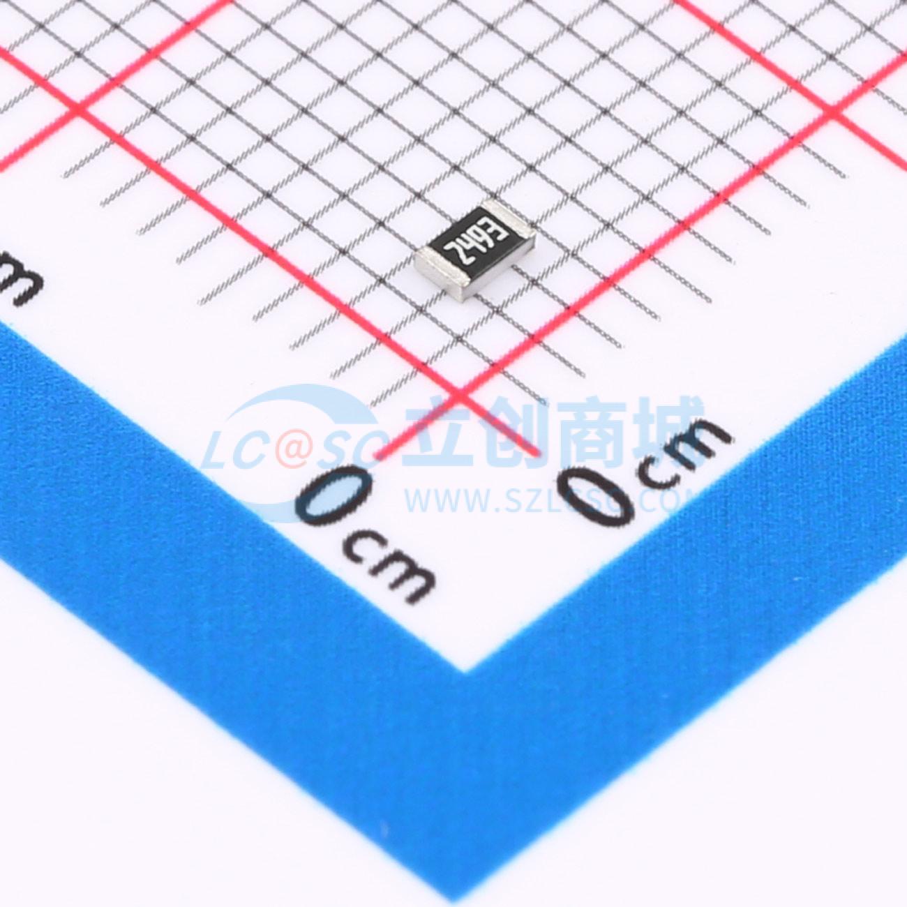 点击查看大图 RC0805FR-07249KL实物图