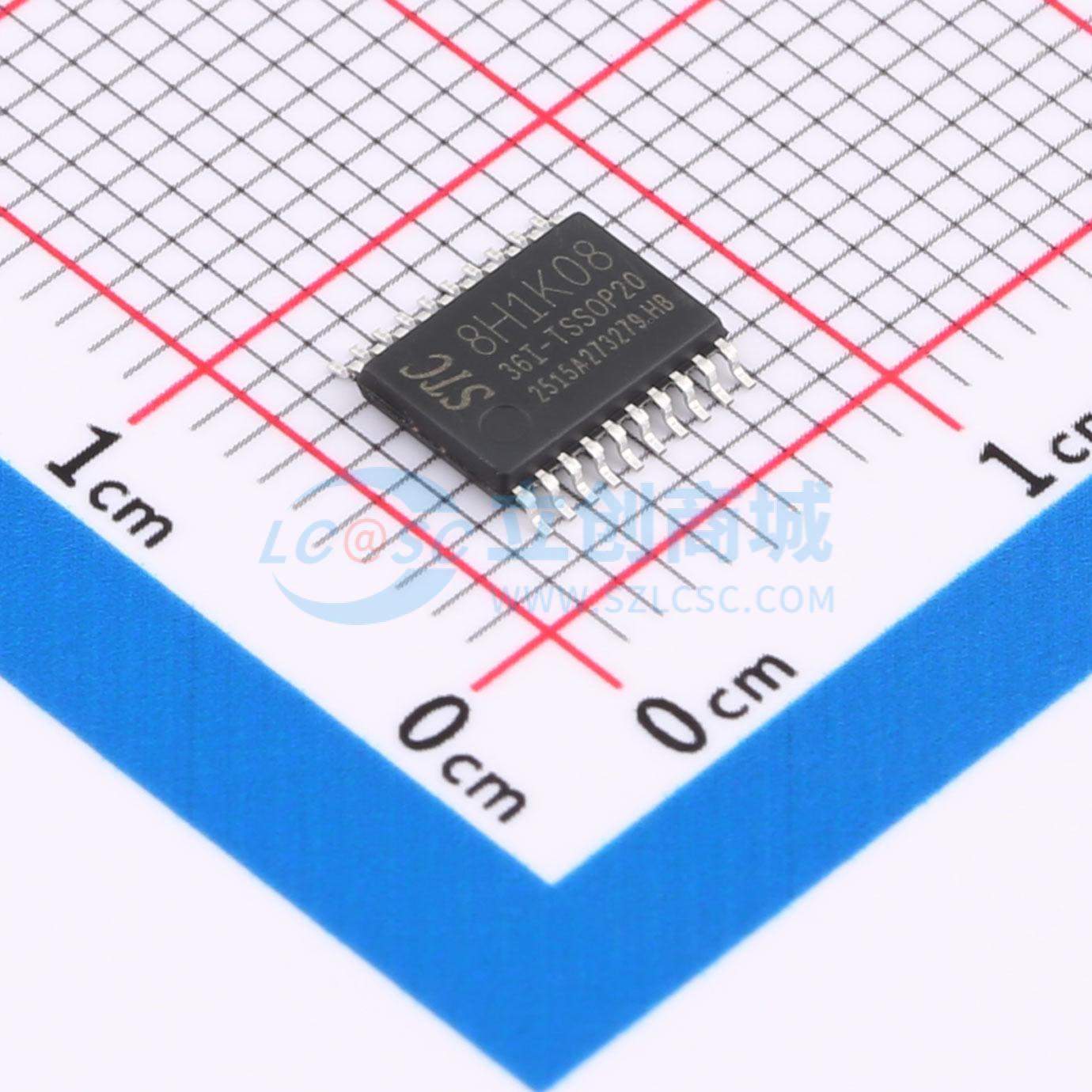 点击查看大图 STC8H1K08-36I-TSSOP20实物图