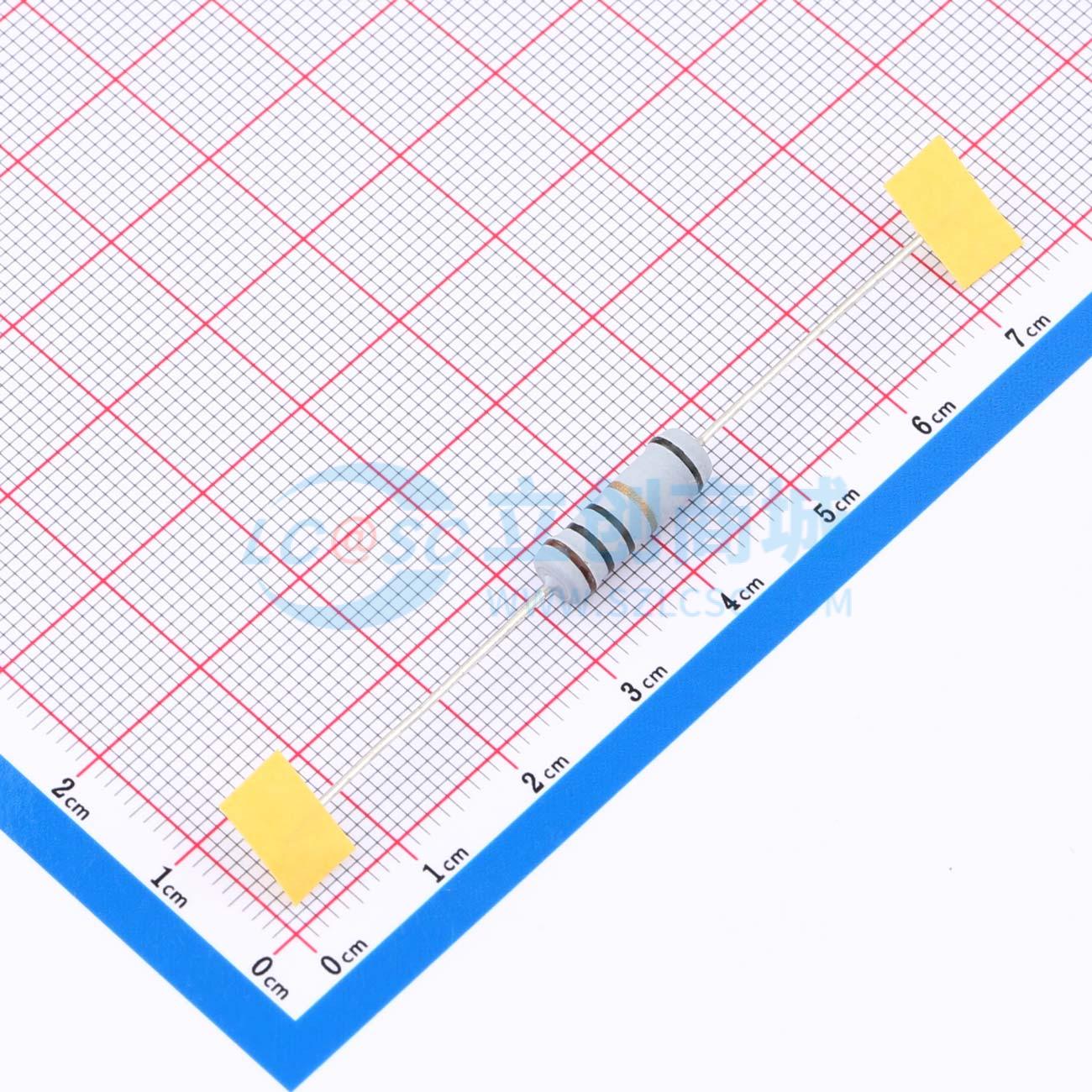 点击查看大图 KNP2W-10Ω±5%T实物图