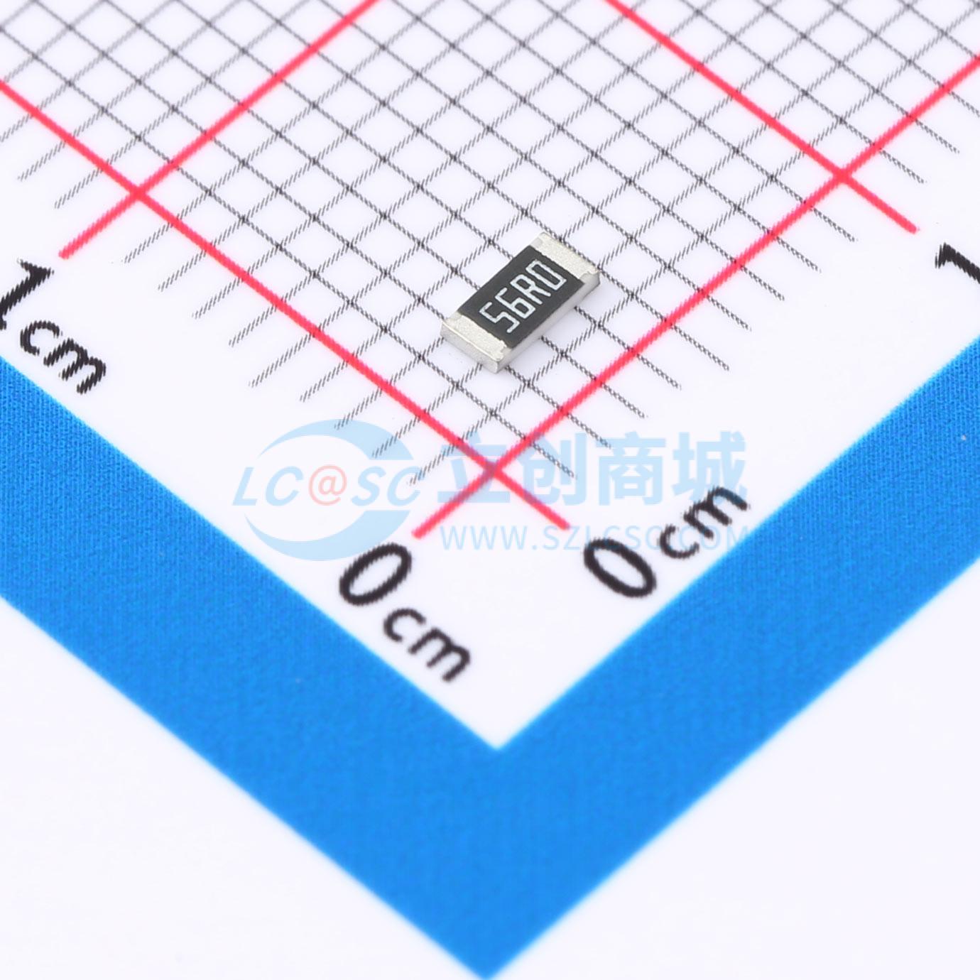 点击查看大图 FRC1206F56R0TS实物图