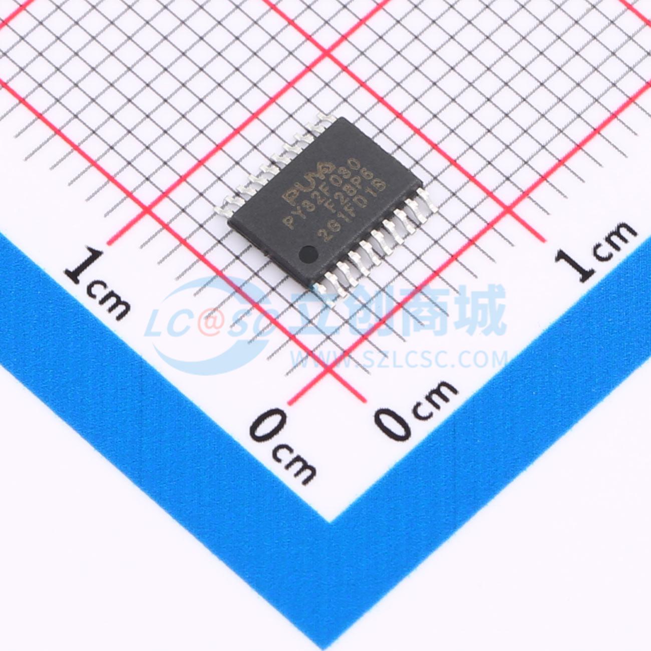 点击查看大图 PY32F030F28P6TU实物图