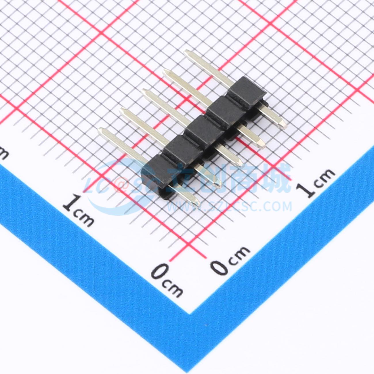 点击查看大图 KH-2.54PH180-1X5P-L11.5实物图