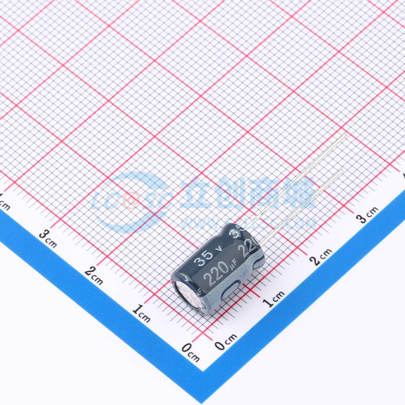 ECR1VBK221MLL080011实物图