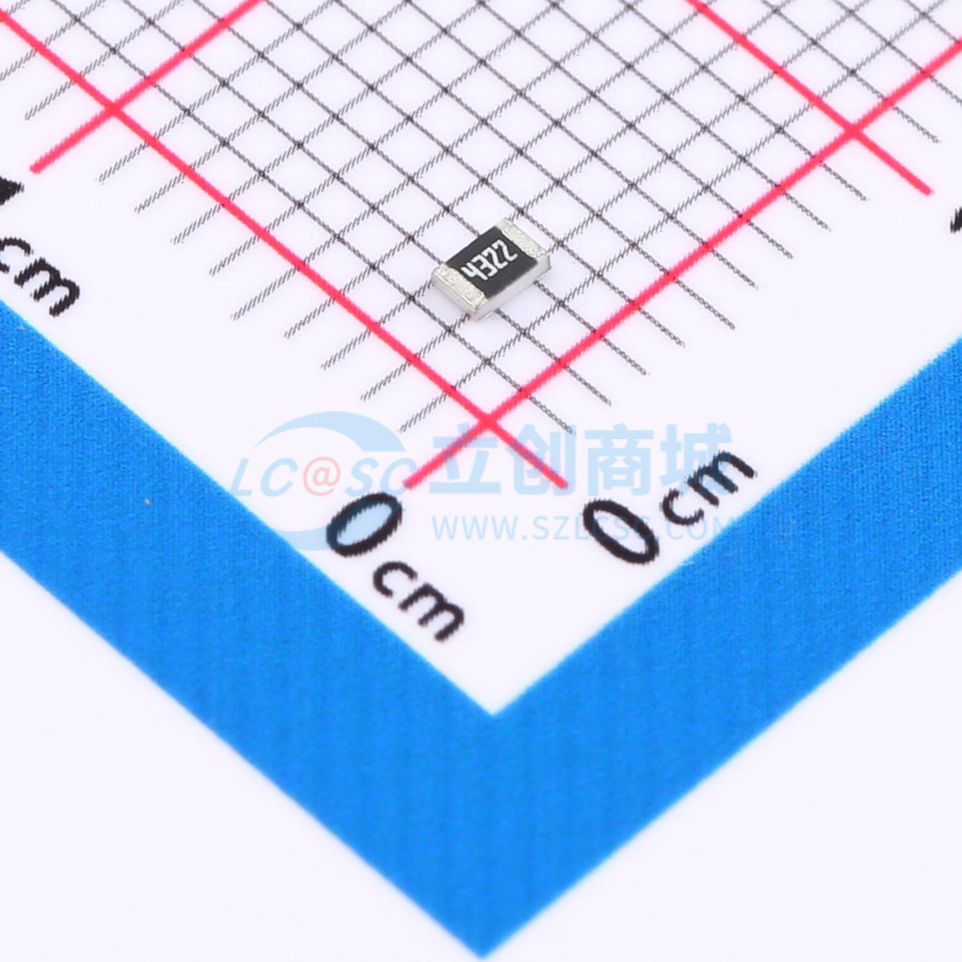 点击查看大图 FRC0805F4322TS实物图