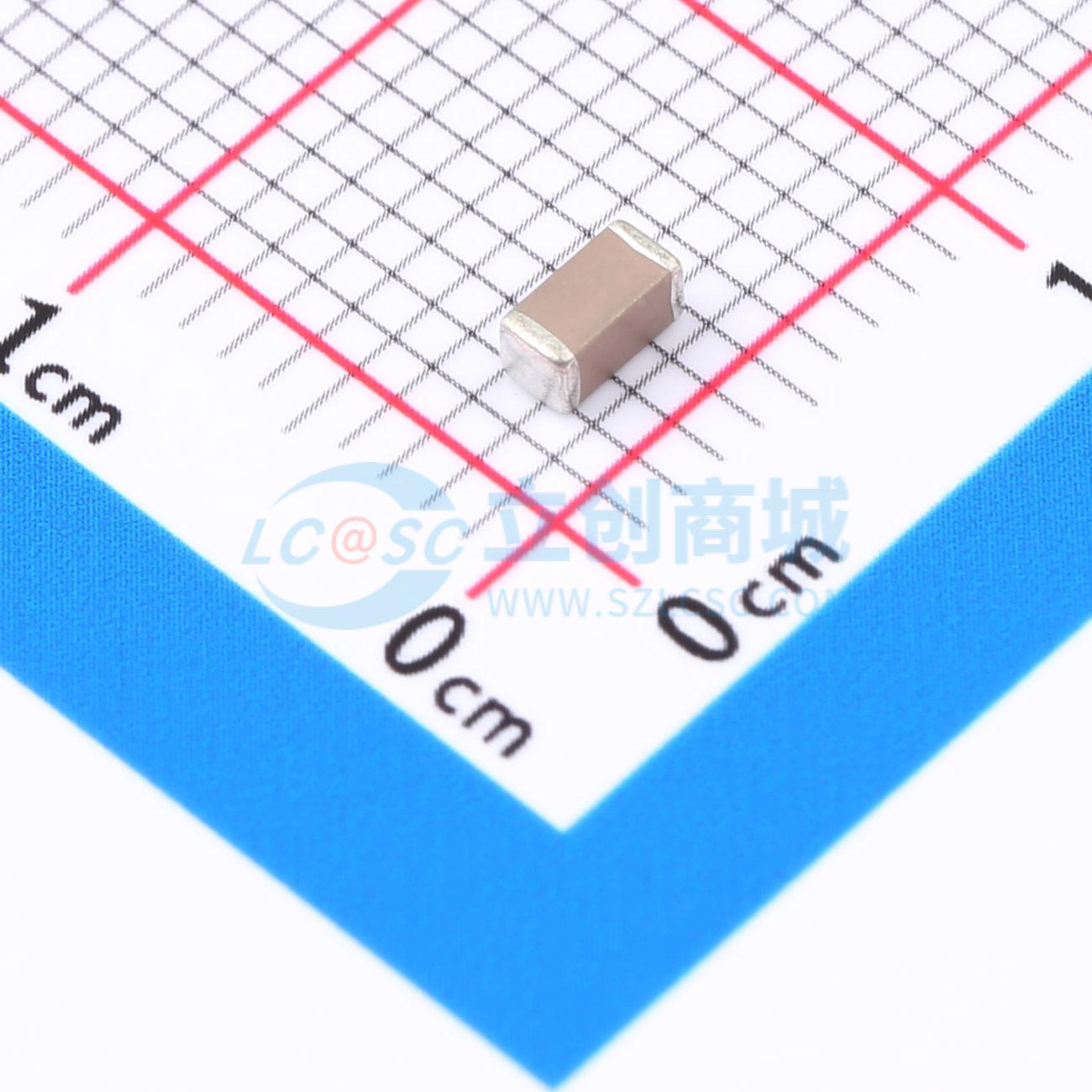 点击查看大图 TCC1206X7R105K101HT实物图