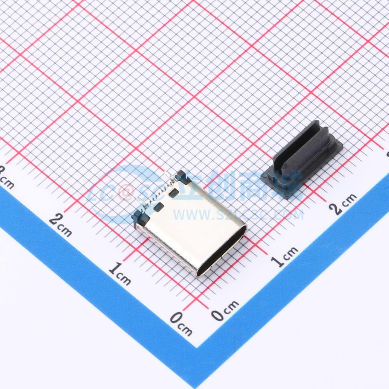 点击查看大图 TYPE-C 24PLT-H10.5实物图