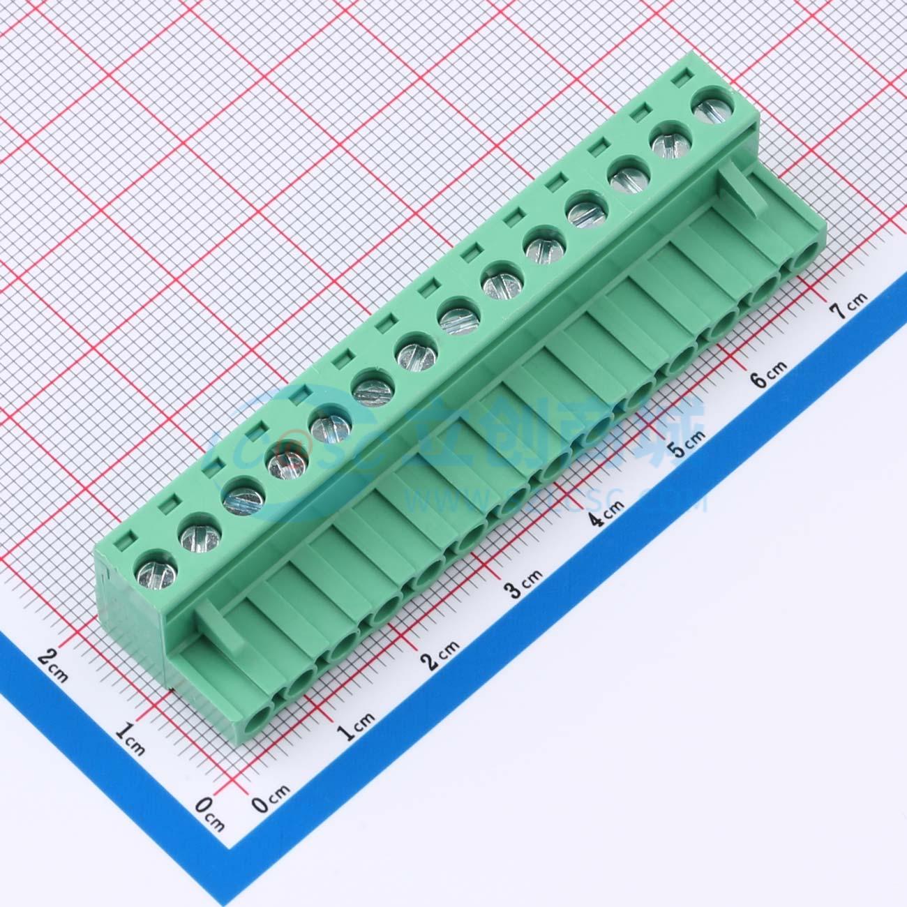 点击查看大图 WJ2EDGK-5.08-14P实物图