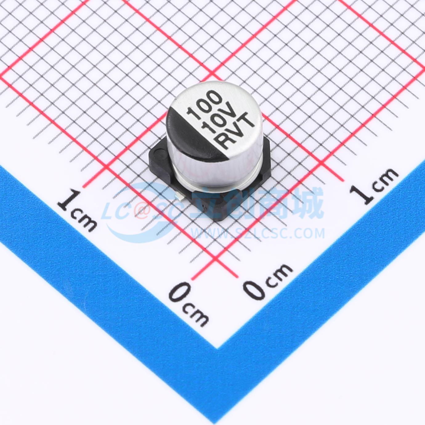 点击查看大图 RVT1A101M0605实物图