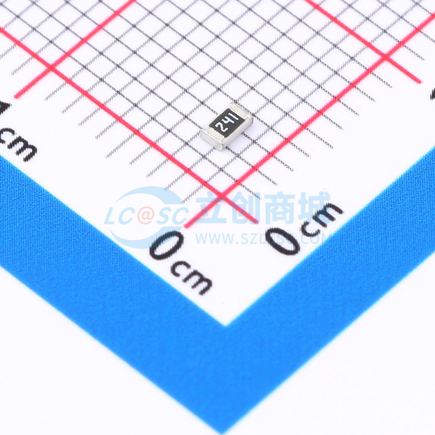 点击查看大图 FRC0805J241TSD实物图