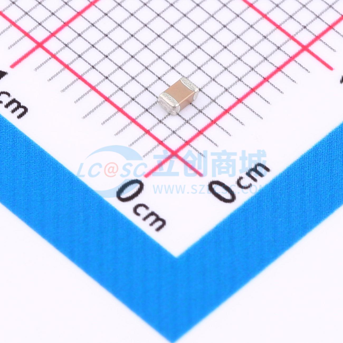 点击查看大图 0805B102K101NT实物图