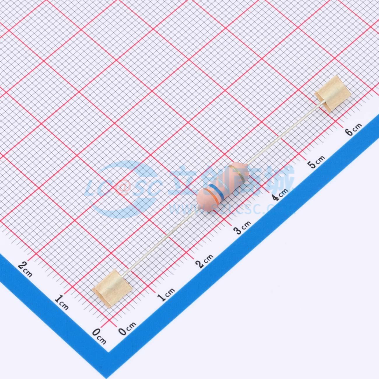 点击查看大图 MO2WS-0Ω36±5%-6T52实物图