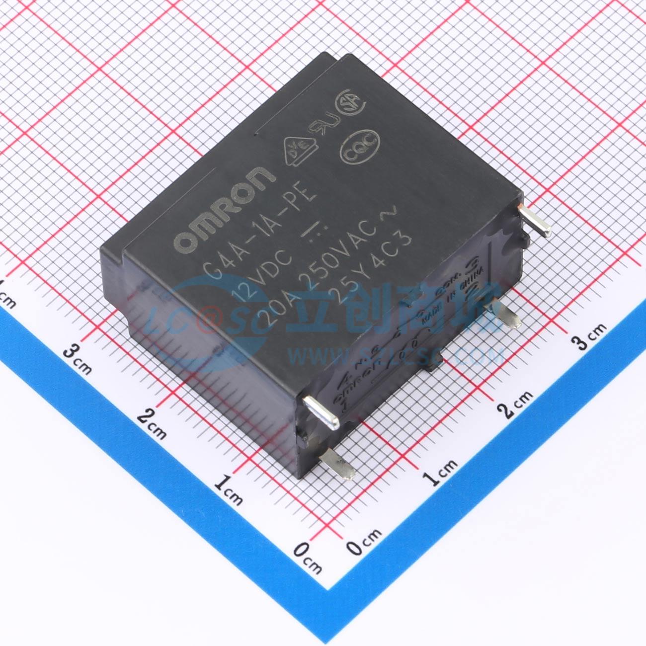 点击查看大图 G4A-1A-PE DC12V实物图