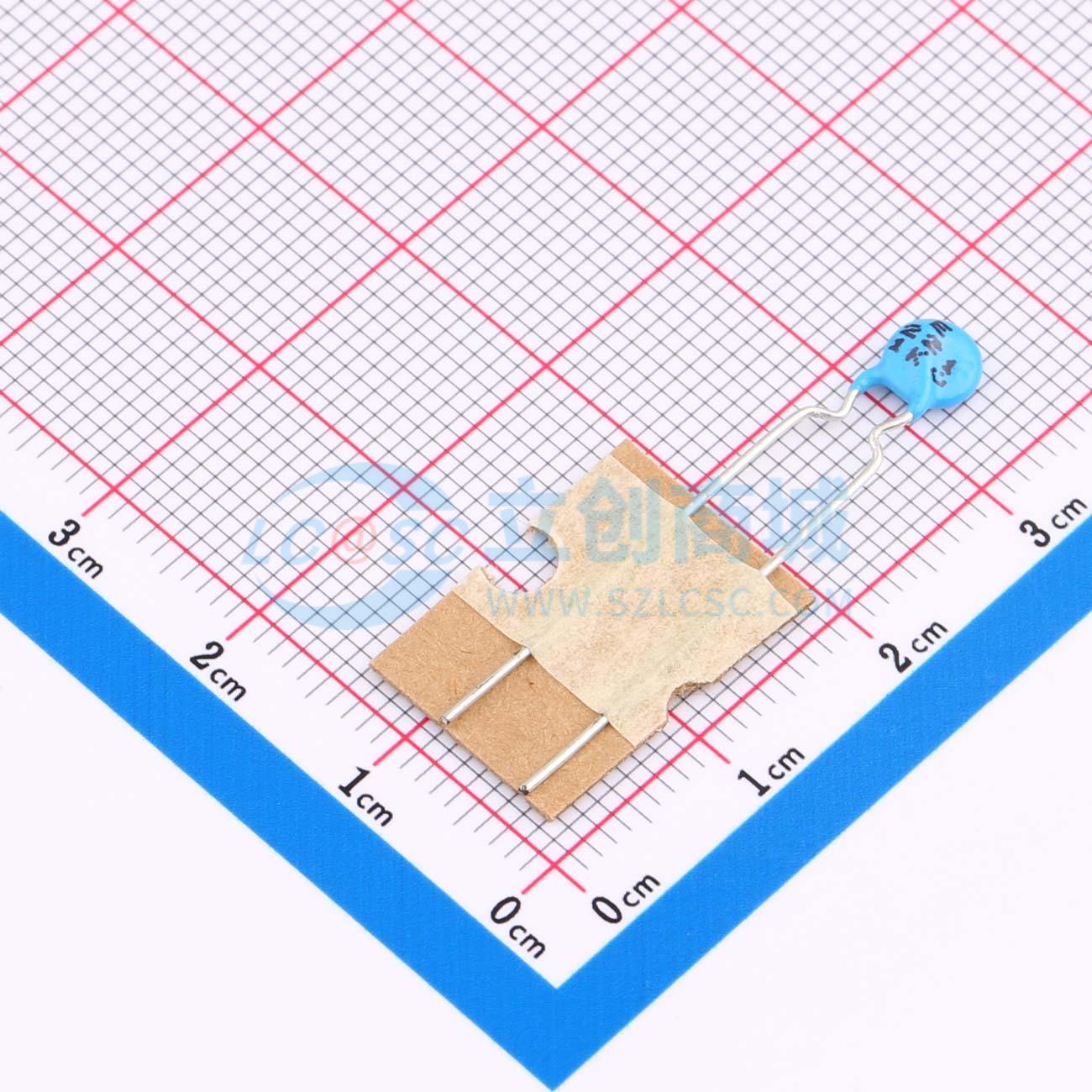 点击查看大图 DCH221M22Y5UN6FJ5A0实物图