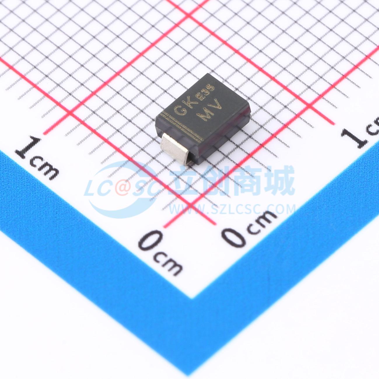 点击查看大图 SMBJ45A实物图