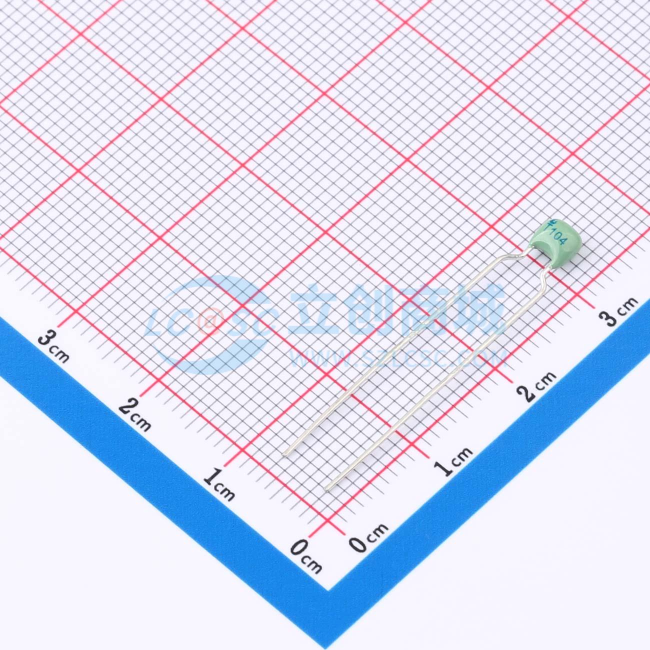 点击查看大图 CT4G-0805-2X1-63V-0.1uF-K实物图