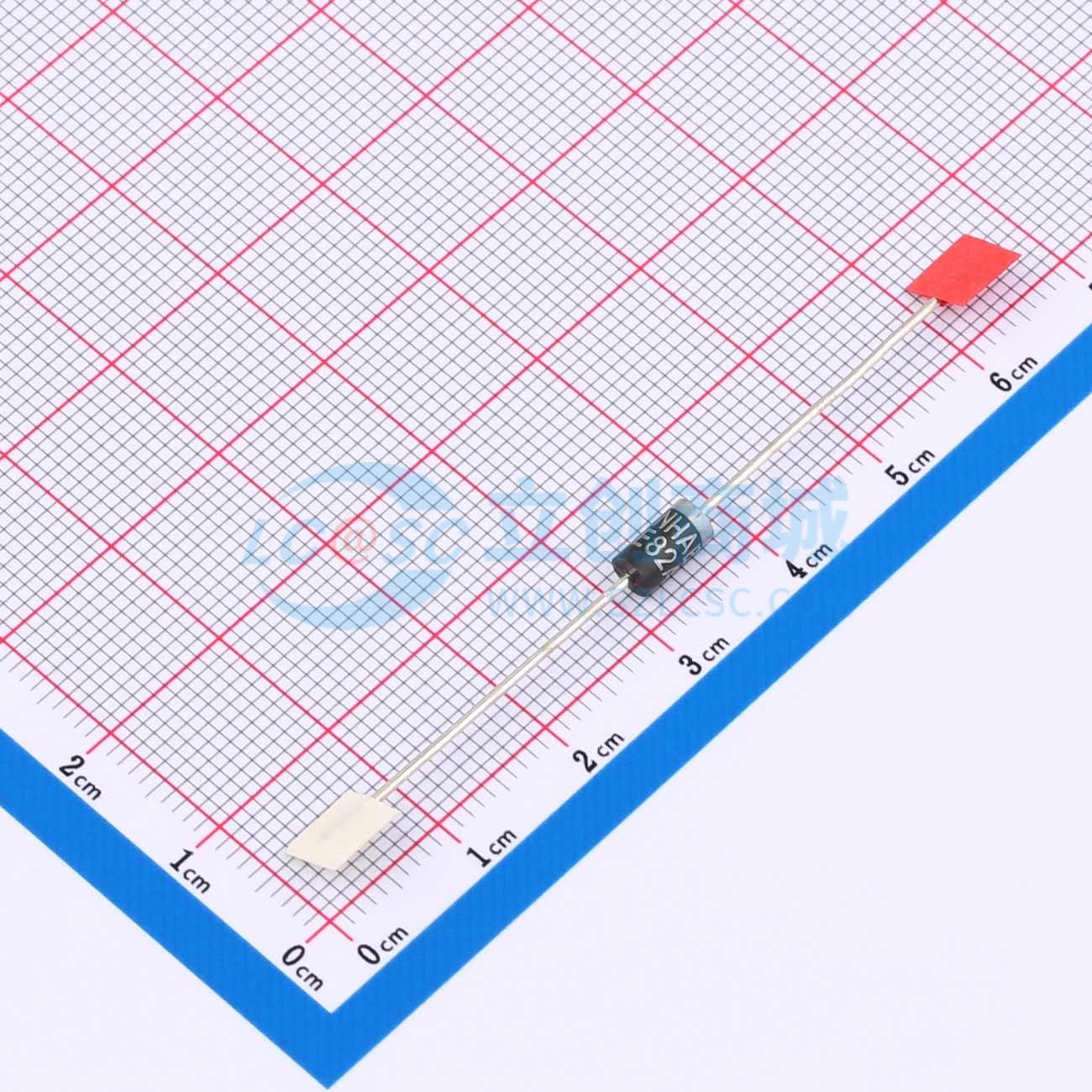 点击查看大图 P6KE82A/B实物图